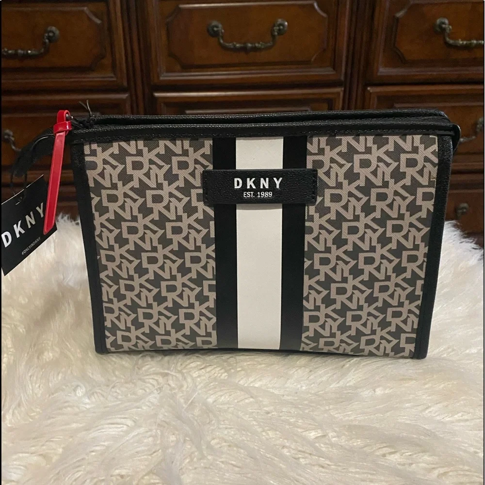 NWT DKNY Cosmetic Bag - Picture 1 of 9
